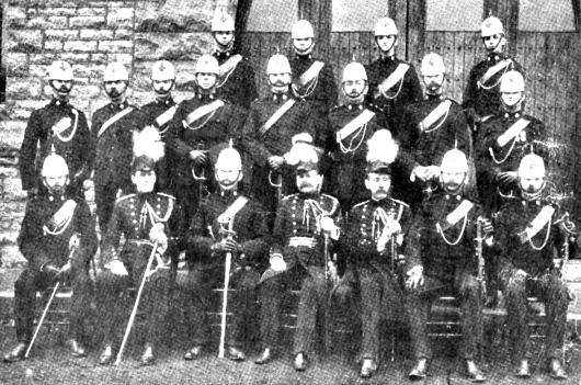 Officers 41st Regiment Brockville Rifles June 1905